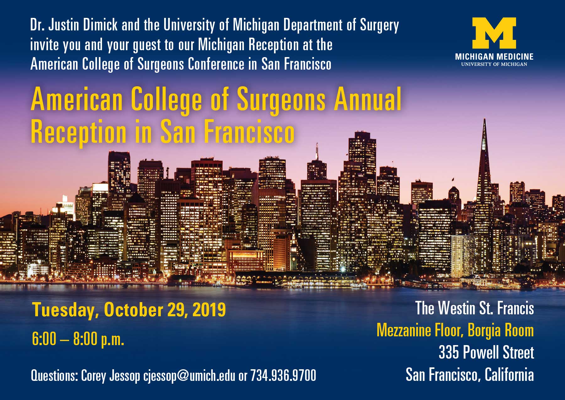 American College of Surgeons Conference Surgery Michigan Medicine