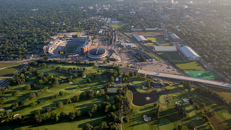 Athletic Campus Aerial