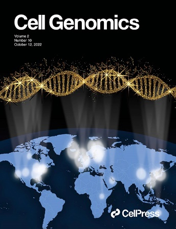Cover design of Cell Genomics, October 12, 2022, issue. 