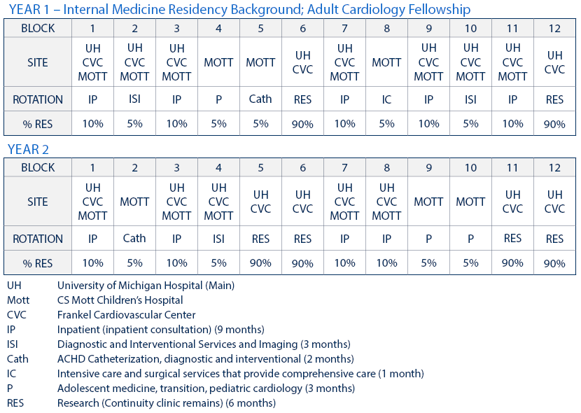 Internal Medicine Residency Background; Adult Cardiology Fellowship