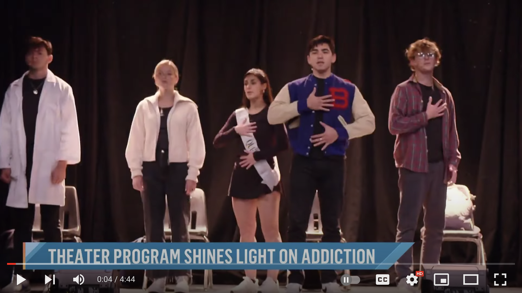 School of Music, Theatre and Dance students perform Painless: The Musical. Watch the Today Show segment about the musical.
