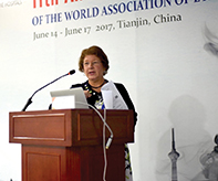 Carol George, R.N. speaks at the WAEH 2017 Annual Meeting