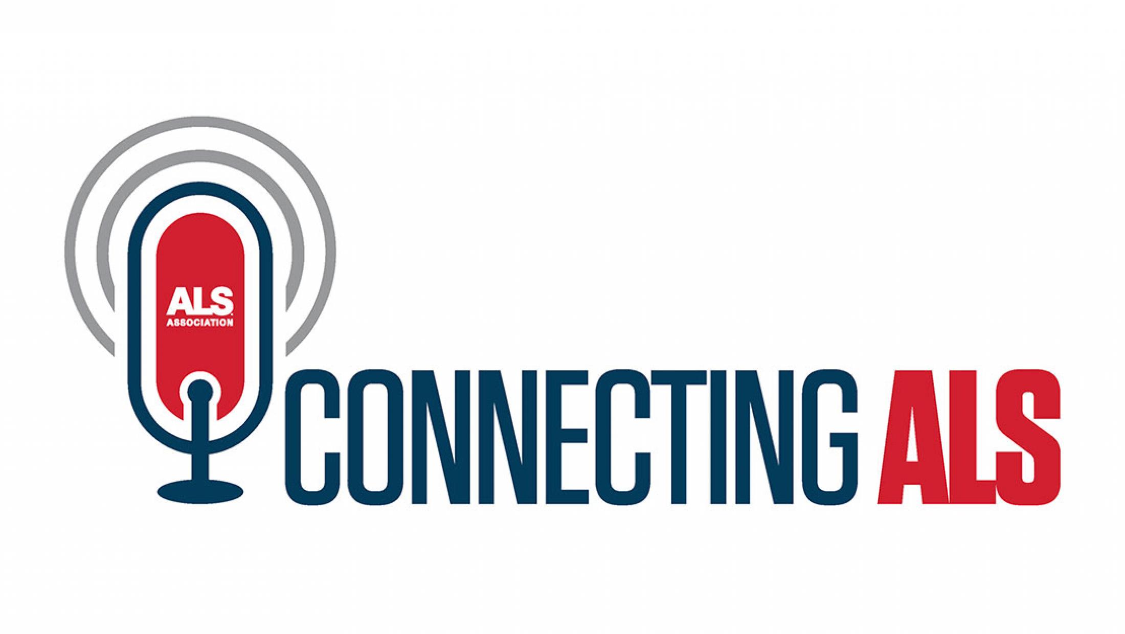 logo for the ALS Association's Connecting ALS podcast