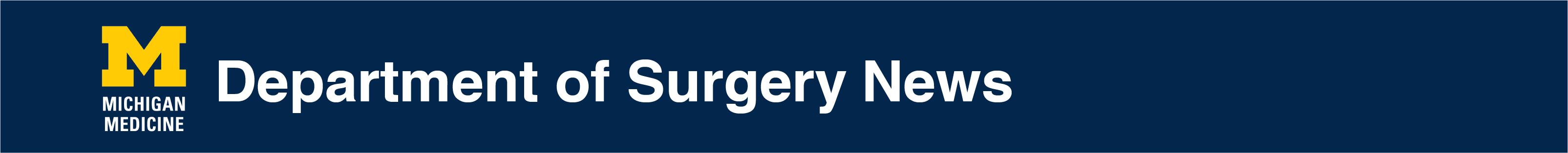Department of Surgery News