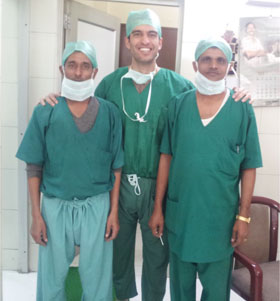 Surgical team at AIIMS