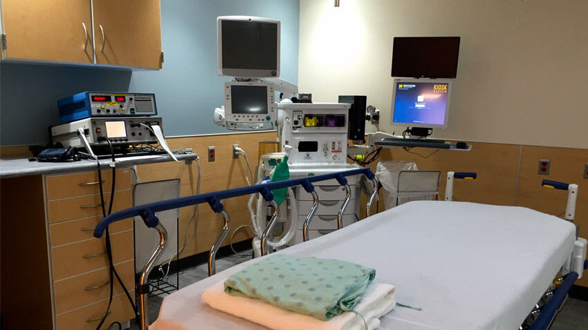 ECT treatment room
