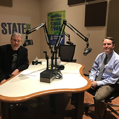 Brian Callaghan, M.D. with Lester Graham, Michigan Radio