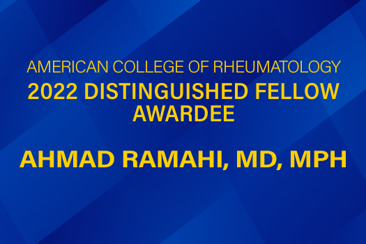 Dr. Ramahi Receives ACR Distinguished Fellow Award