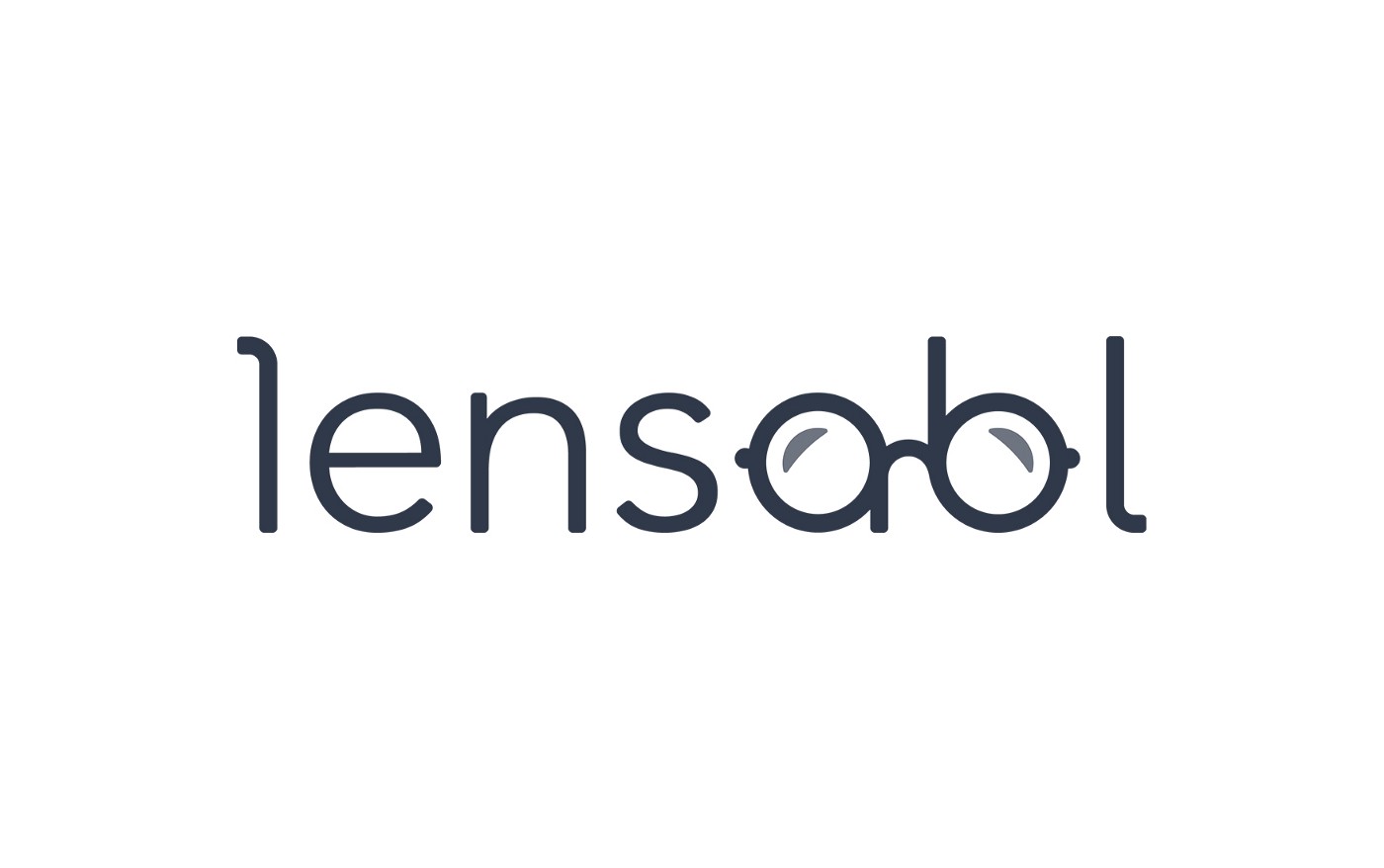 Text based logo that says Lensabl
