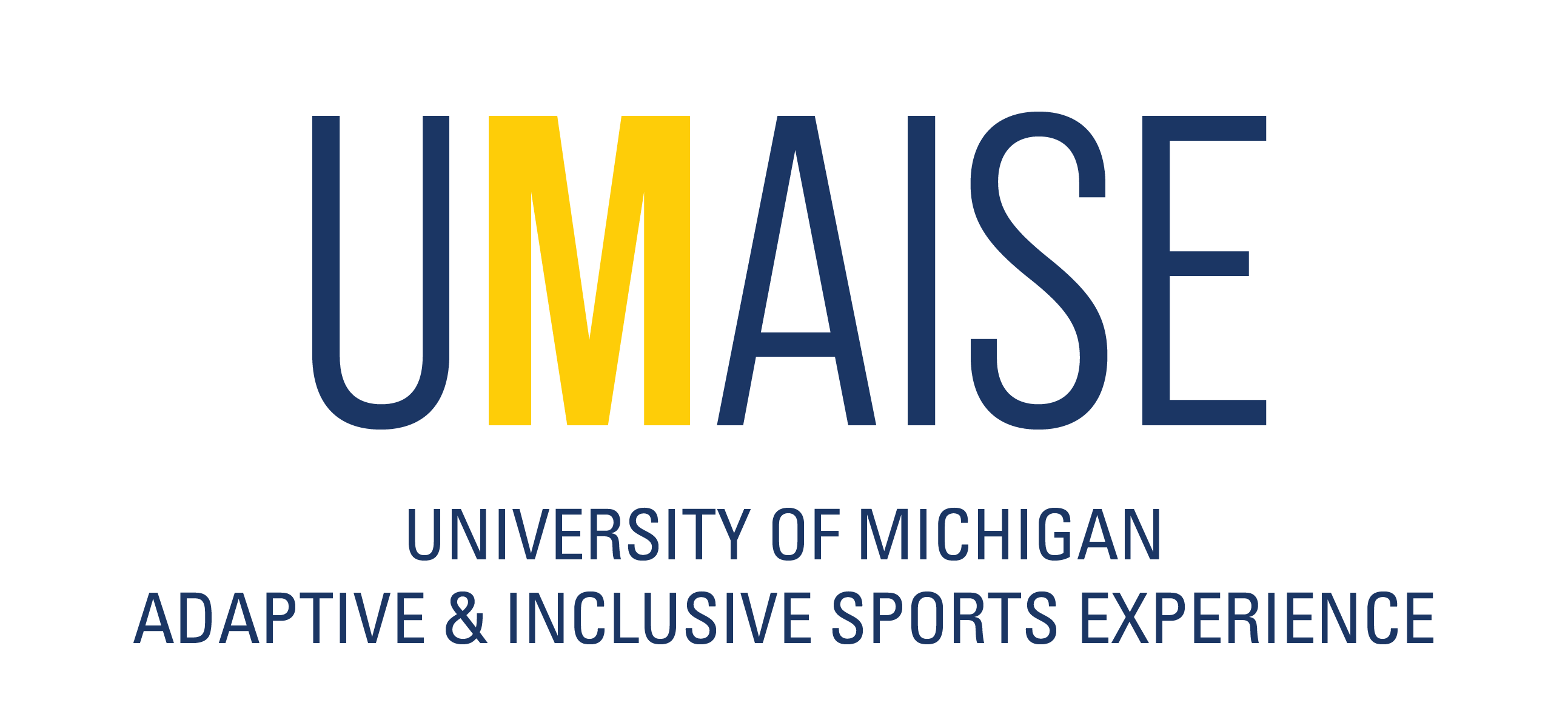 University of Michigan Adaptive and Inclusive Sports Experience logo