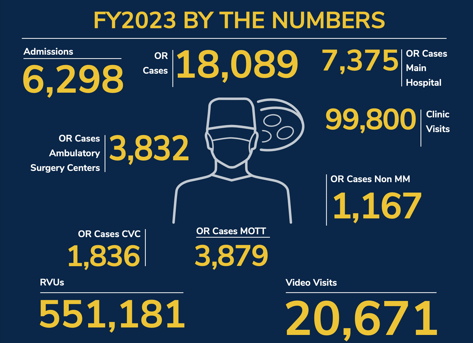 Fiscal Year 2023 Clinical Care Infographic