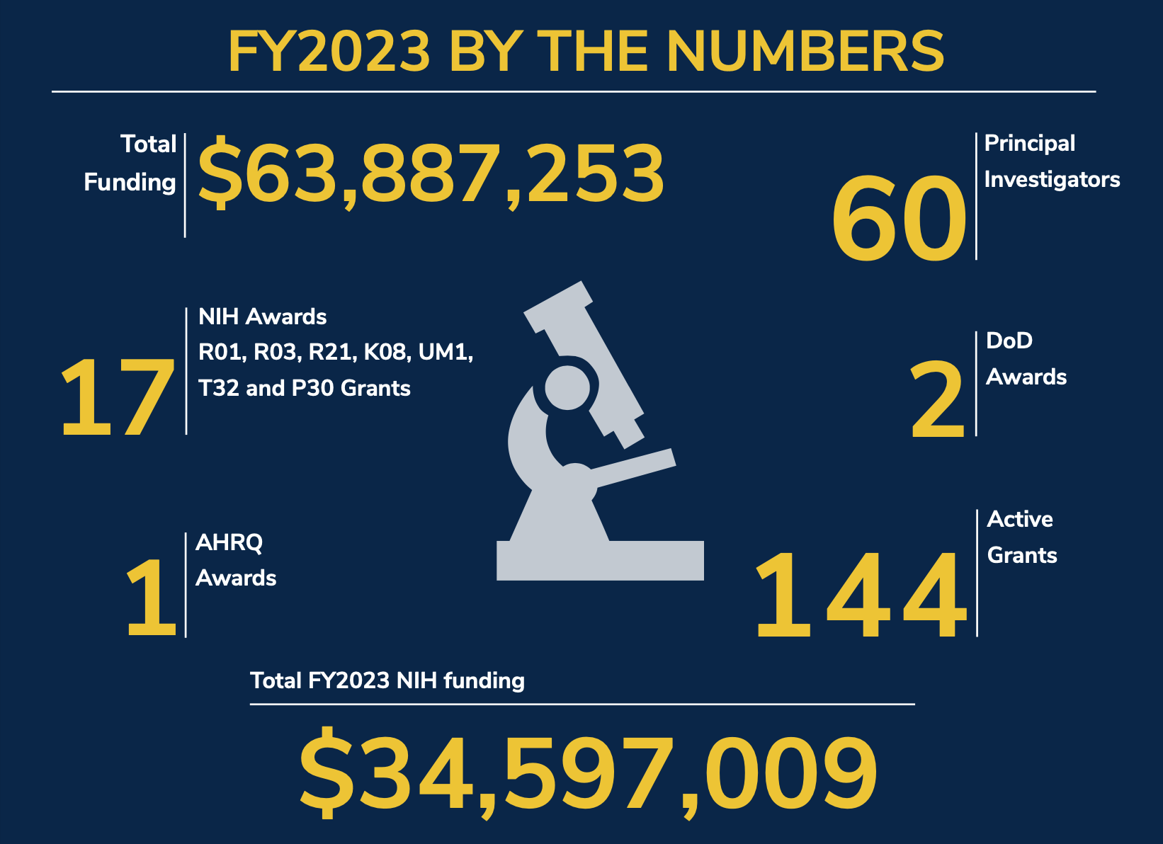 Fiscal Year 2023 Research Infographic