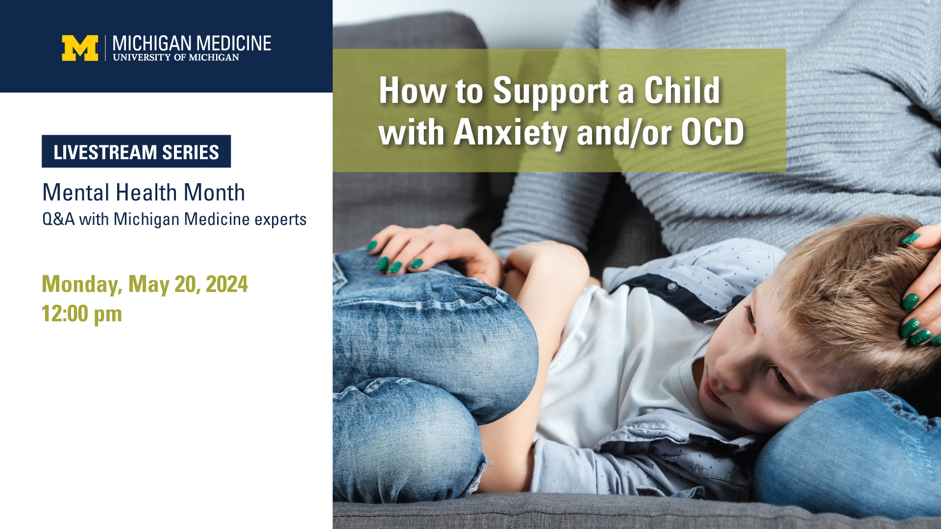 How to support a child with anxiety and/or OCD