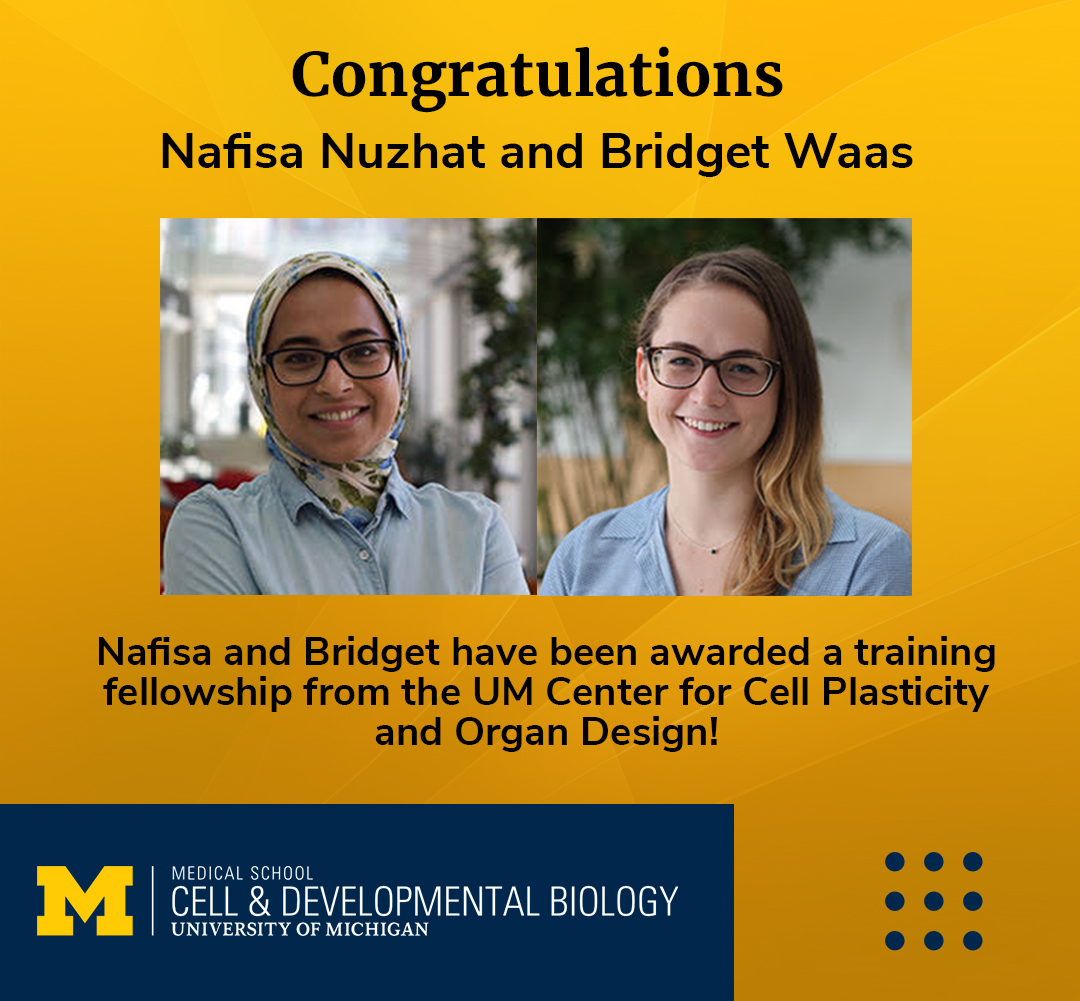 Congrats to CDB Students Nafisa and Bridget