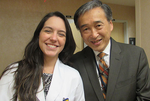 Dr. Garcia with Dr. Kaz Soong