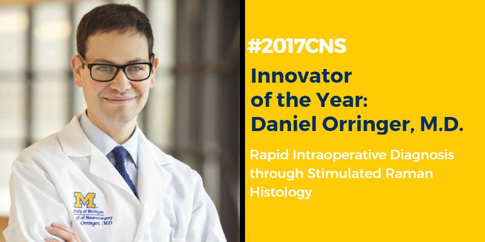 Orringer 2017 CNS Innovator of the Year
