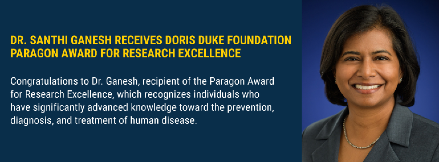 Doris Duke Foundation Paragon Award for Research Excellence