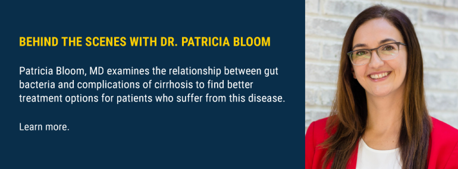Behind the Scenes with Dr. Patricia Bloom