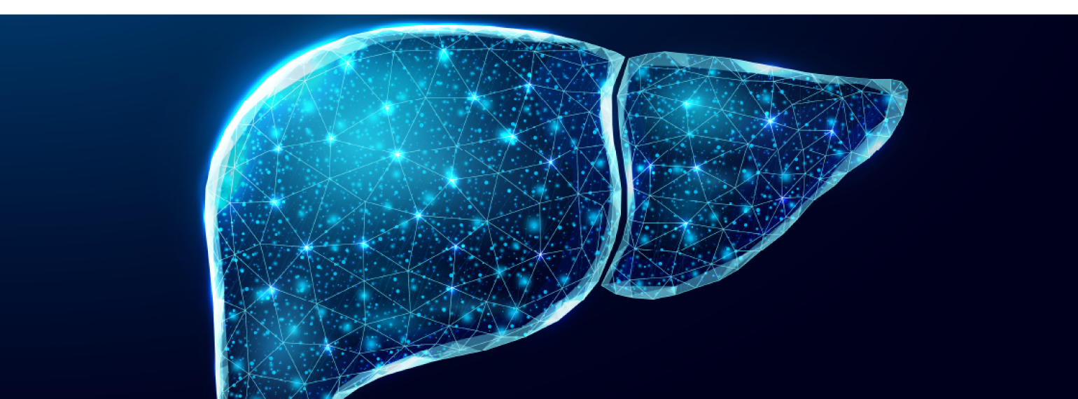 Generated image of a liver with text overlay