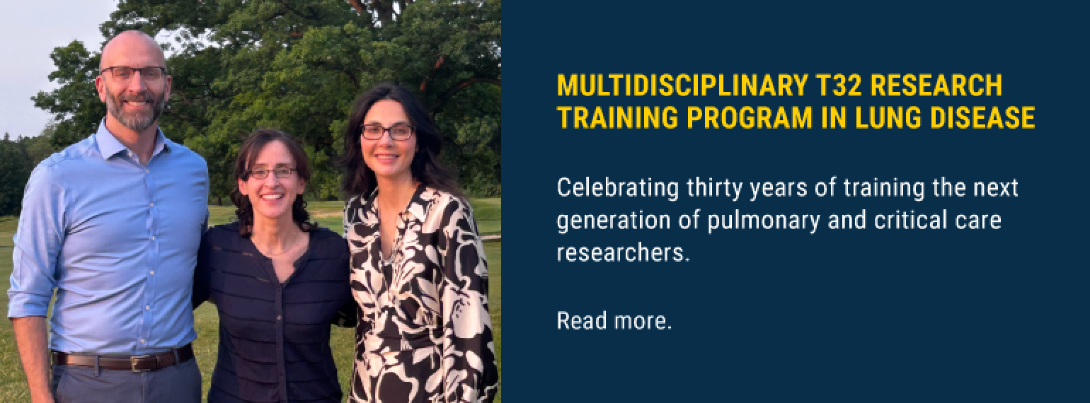 Multidisciplinary T32 RESEARCH Training Program in Lung Disease