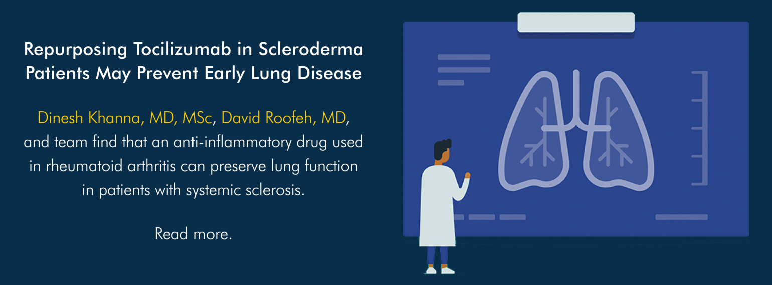 Repurposing Tocilizumab in Scleroderma Patients May Prevent Early Lung Disease