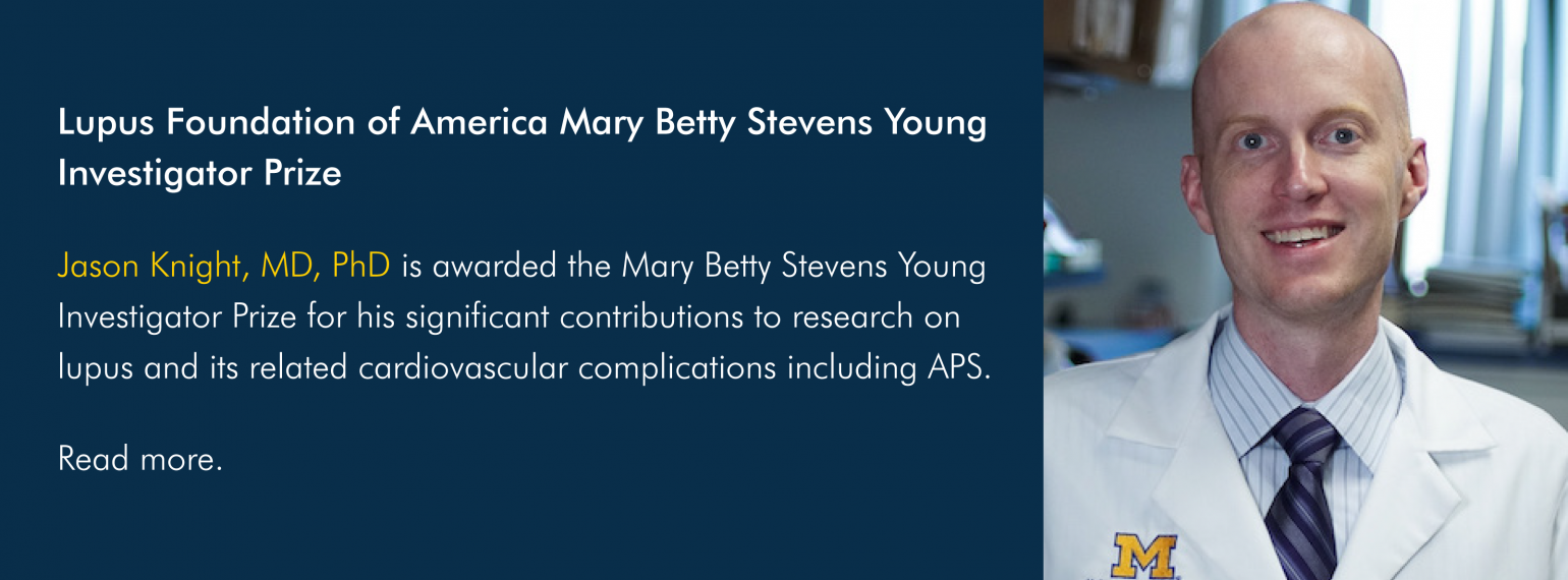 Lupus Foundation of America Mary Betty Stevens Young Investigator Prize