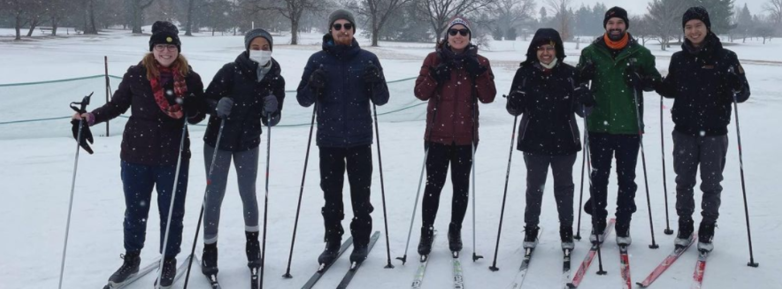 OBGYN Residents Cross Country Skiing
