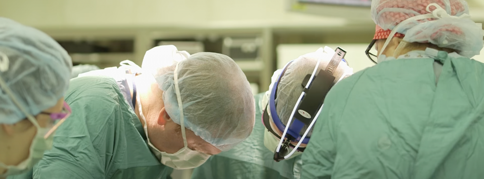 Surgical team in the operating room