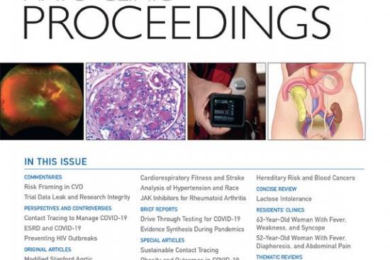 July 2020 Mayo Clinic Proceedings Cover