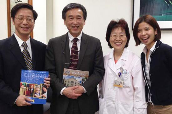 Dr. Kaz Soon with visitors from Taiwan