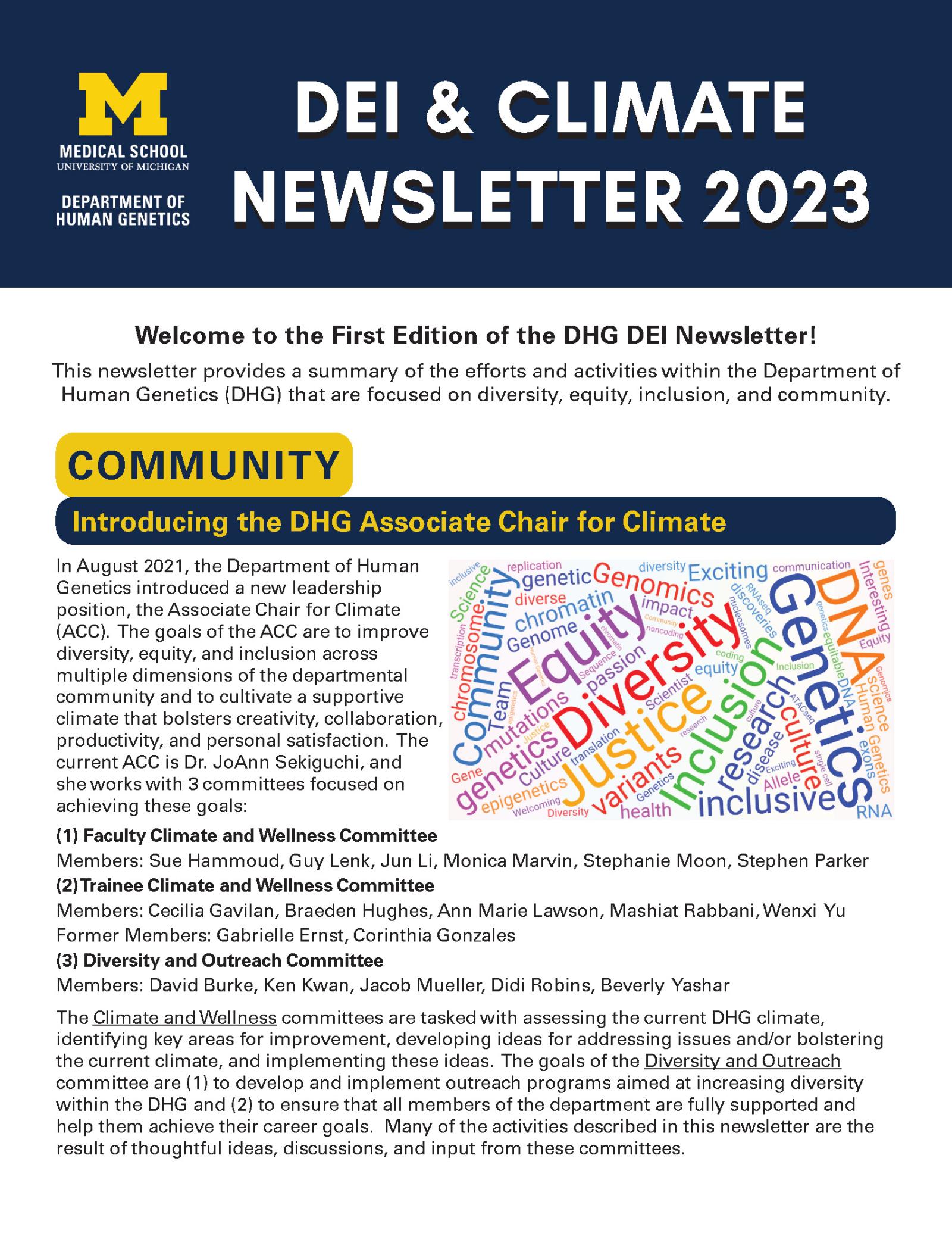 DHG DEI 2023 Newsletter