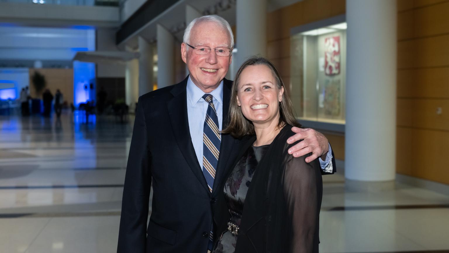 photo of Dr. James Albers and Sarah Callaghan