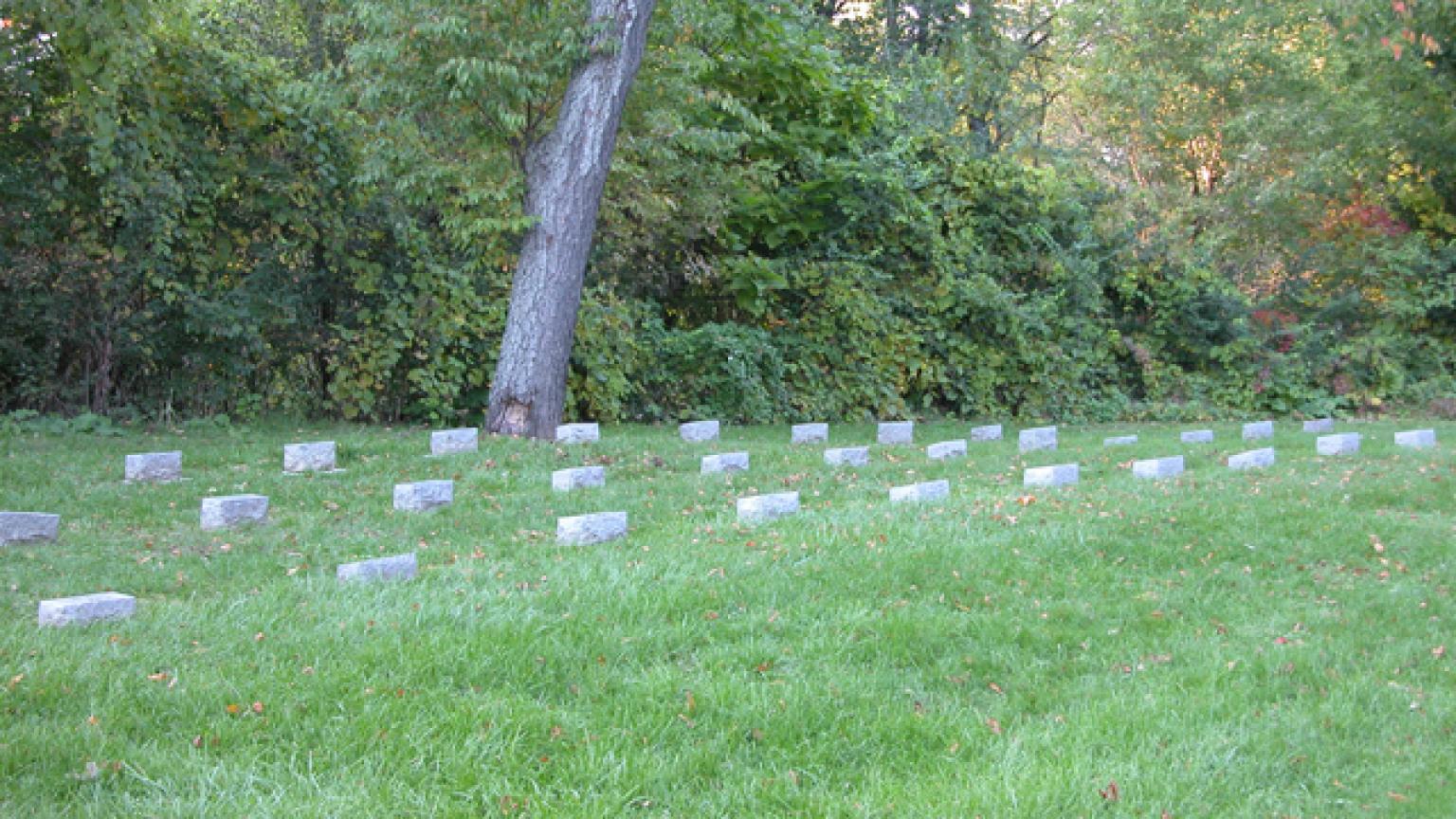 Fairview Cemetery gravestones