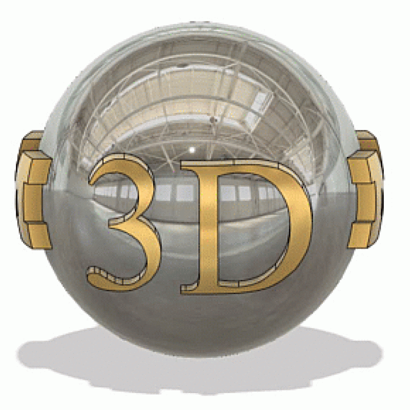 3D core lab spinning logo
