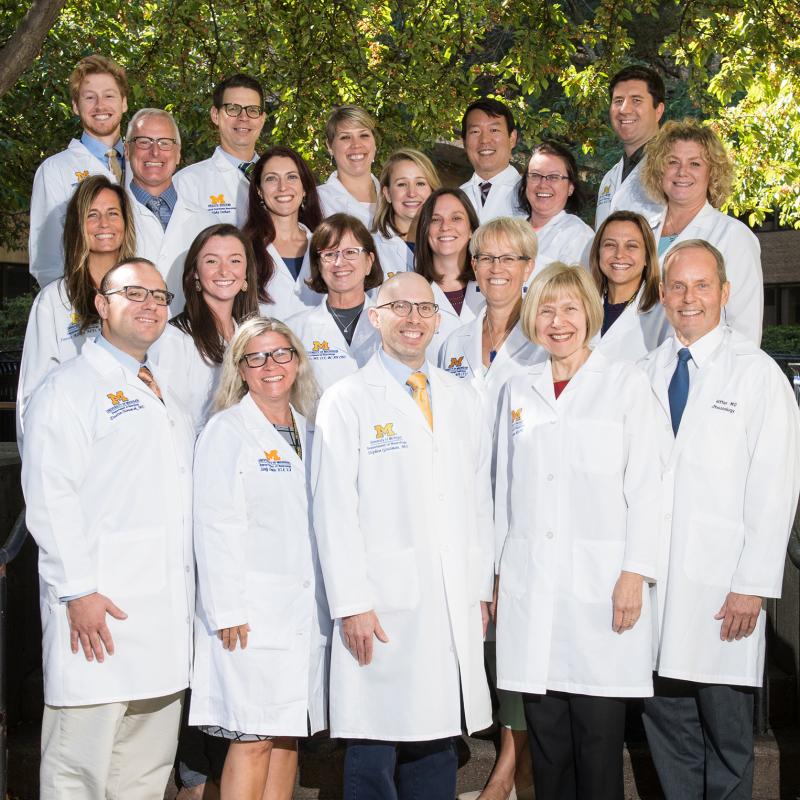 University of Michgian ALS Center of Excellence Clinic Staff photo