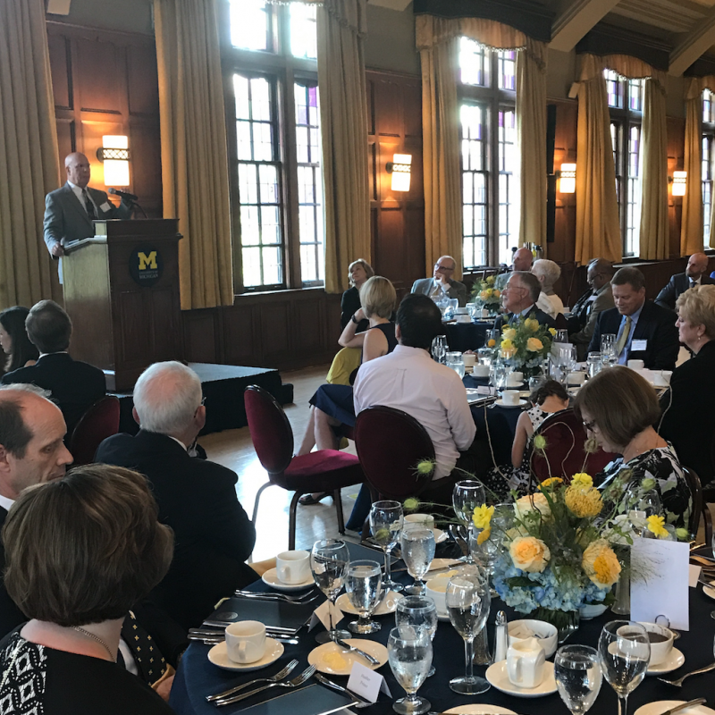Charles P. Friedman Speaks at Celebration for Department of Learning Health Sciences and Josiah Macy Jr. Professorship in Medical Education