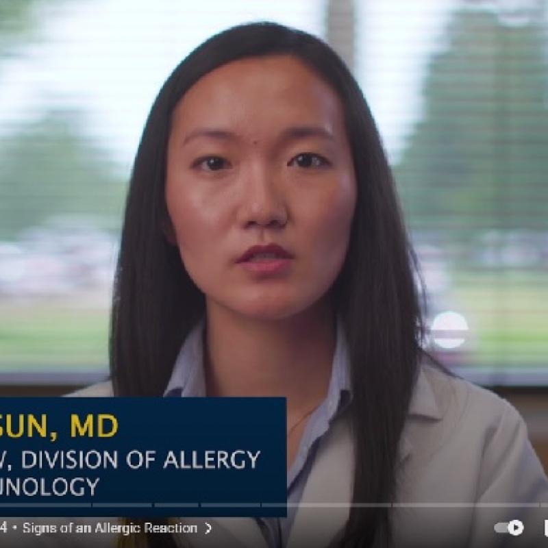 food allergy video teachers