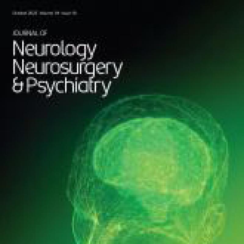 October cover of the Journal of Neurology, Neurosurgery & Psychiatry