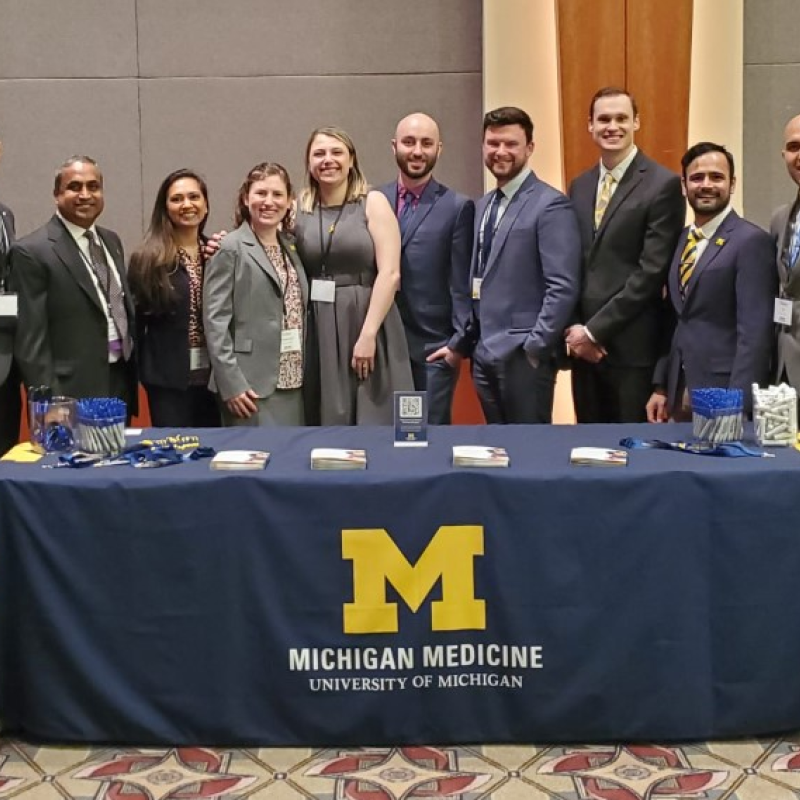 U-M Anesthesiology residents and fellows attend the annual Midwest Anesthesia Resident Conference