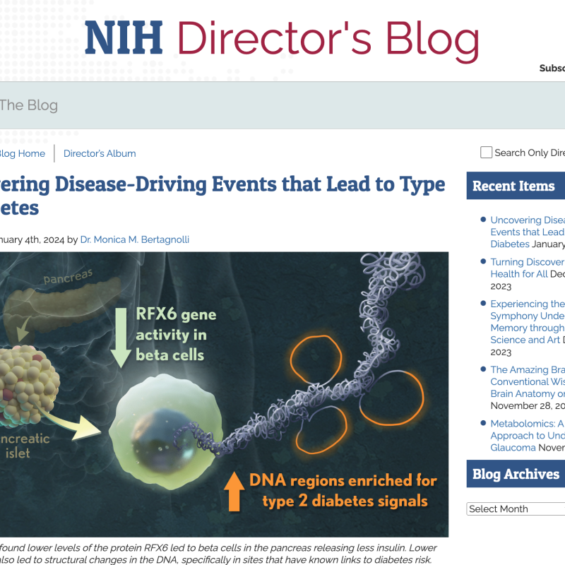 insulin – NIH Director's Blog