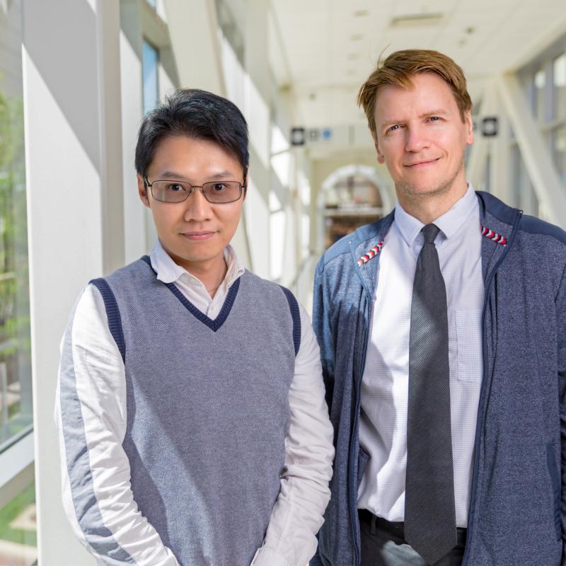 Dr. Alex Tsoi and Dr. Johann Gudjonsson of the University of Michigan