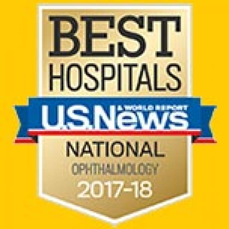 US News and World Report Best Hospitals Badge - Ophthalmology