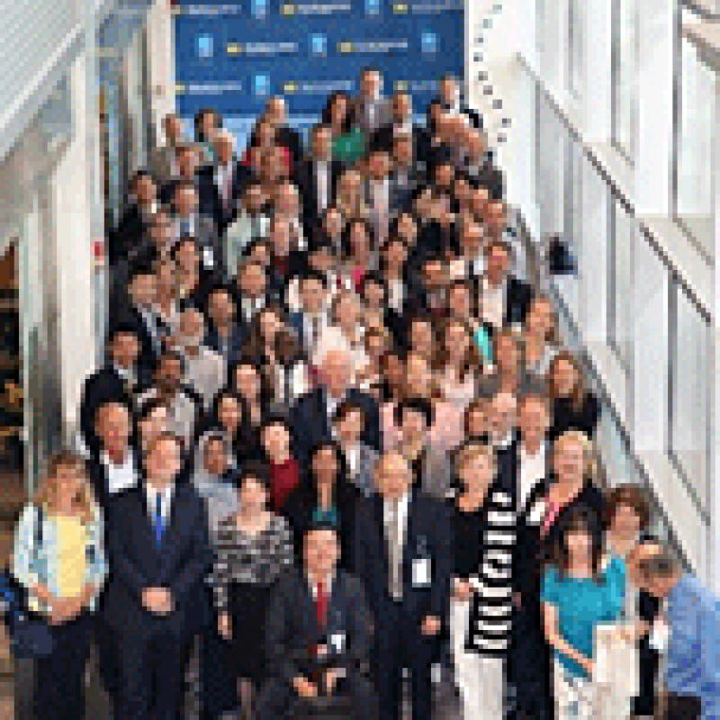 World Association of Eye Hospital Annual Meeting attendees at the Kellogg Eye Cneter