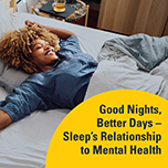Good nights, better days: sleep's relationship to mental health