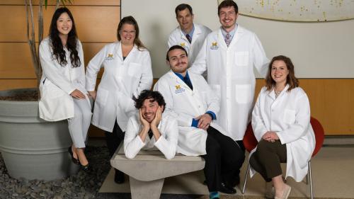 a photo of the lab techs from the NeuroNetwork for Emerging Therapies