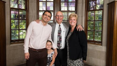 Dr. Friedman and family