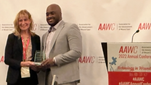 Dr. Alton Johnson receives AAWC Emerging Leader Award