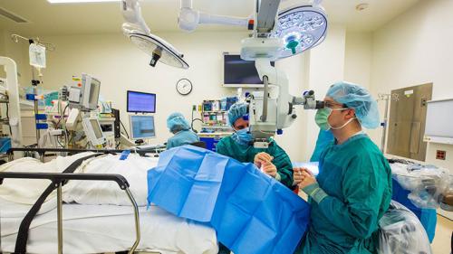 Operating room at the Kellogg Eye Center