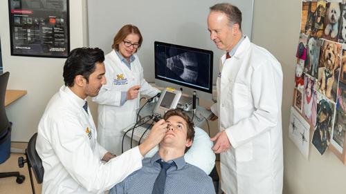 Ultrasound suite at the Kellogg Eye Center